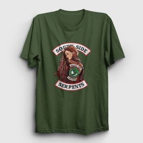 Presmono Cheryl Blossom Riverdale Siyah Unisex T-Shirt