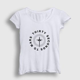 Presmono Circle 30 Seconds to Mars Siyah Unisex T-Shirt