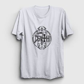 Presmono Circle Death Siyah Unisex T-Shirt