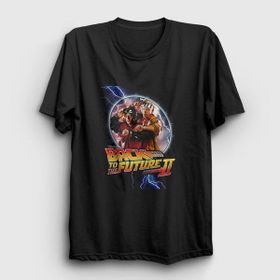 Presmono Clock Film Geleceğe Dönüş Back To The Future Siyah Unisex T-Shirt