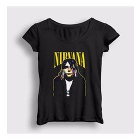 Presmono Cobain Nirvana Kadın T-shirt