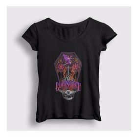 Presmono Coffin Black Sabbath Kadın T-shirt