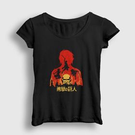 Presmono Colossal Anime Attack On Titan Kadın T-shirt