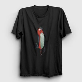 Presmono Cool Bird Kuş Siyah Unisex T-Shirt