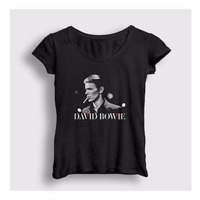 Presmono Cool David Bowie Kadın T-Shirt