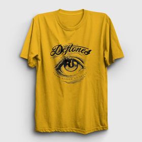Presmono Creep Deftones Sarı Unisex T-shirt