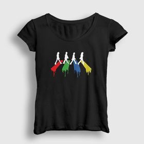 Presmono Crosswalk The Beatles Kadın T-shirt