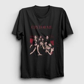Presmono Cry For Me K-Pop Twice Kadın T-shirt