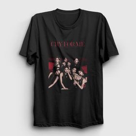 Presmono Cry For Me K-Pop Twice Kadın T-shirt