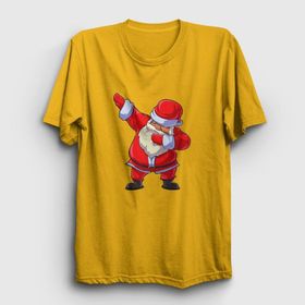 Presmono Dabbing Noel Baba Santa Claus Yılbaşı Sarı Unisex T-shirt