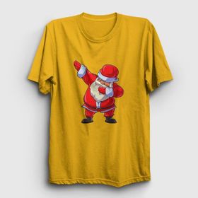 Presmono Dabbing Noel Baba Santa Claus Yılbaşı Sarı Unisex T-shirt