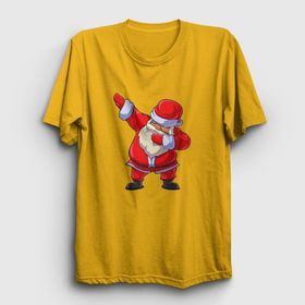 Presmono Dabbing Noel Baba Santa Claus Yılbaşı Sarı Unisex T-shirt