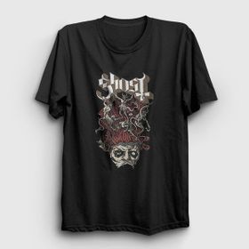 Presmono Demons Ghost Siyah Unisex T-Shirt