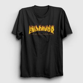 Presmono Endeavor Anime Boku No Hero Academia Kadın T-shirt