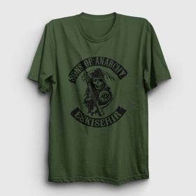 Presmono Eskişehir Sons Of Anarchy Haki Unisex T-Shirt