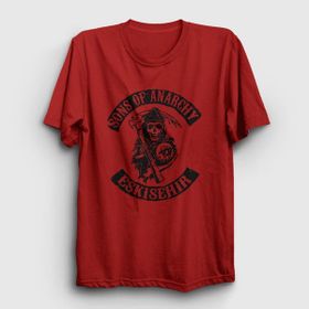 Presmono Eskişehir Sons Of Anarchy Kırmızı Unisex T-Shirt