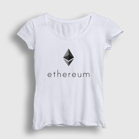 Presmono Ethereum Bitcoin Kadın T-shirt