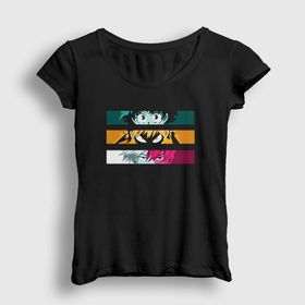 Presmono Eyes Anime Boku No Hero Academia Kadın T-shirt