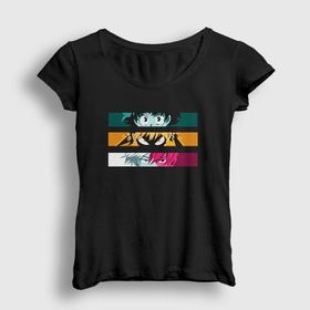 Presmono Eyes Anime Boku No Hero Academia Kadın T-shirt