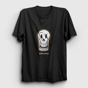 Presmono Face Papyrus Undertale Kadın T-shirt