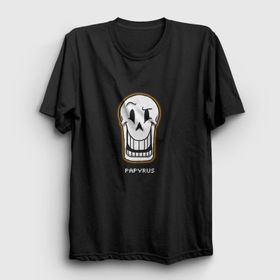 Presmono Face Papyrus Undertale Kadın T-shirt