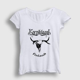 Presmono Finland Korpiklaani Kadın T-shirt