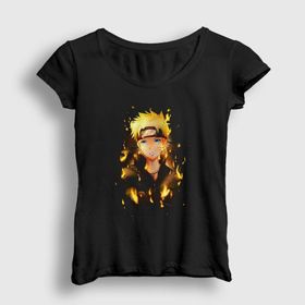 Presmono Fire Anime Naruto Kadın T-shirt