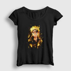 Presmono Fire Anime Naruto Kadın T-shirt