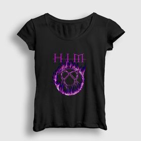 Presmono Flames Logo Him Kadın T-shirt