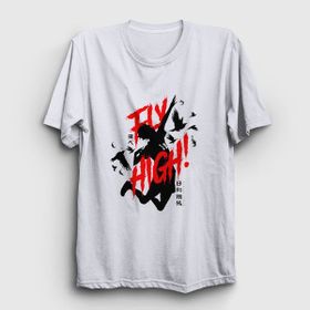 Presmono Fly High Voleybol Anime Haikyu Kadın T-shirt