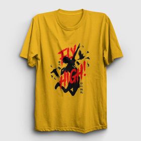 Presmono Fly High Voleybol Anime Haikyu Sarı Unisex T-shirt