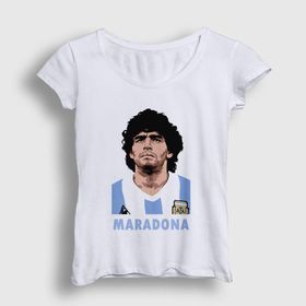 Presmono Futbol Sky Maradona Kadın T-shirt