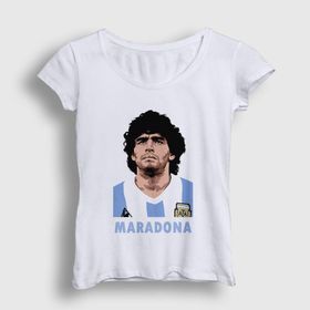 Presmono Futbol Sky Maradona Kadın T-shirt