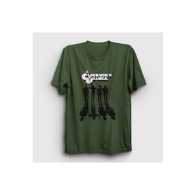 Presmono Gang Film Otomatik Portakal A Clockwork Orange Haki Kadın T-Shirt