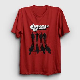 Presmono Gang Film Otomatik Portakal A Clockwork Orange Kırmızı Kadın T-Shirt