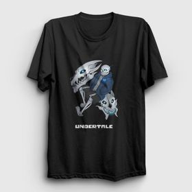 Presmono Gaster Blaster Undertale Kadın T-shirt