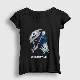 Presmono Gaster Blaster Undertale Kadın T-shirt
