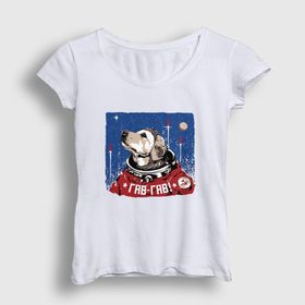 Presmono Gav Gav Astronaut Space Astronot Uzay Kadın T-shirt