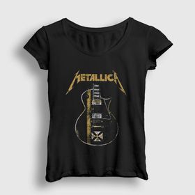 Presmono Guitar Metallica Kadın T-shirt