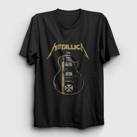 Presmono Guitar Metallica Siyah Unisex T-Shirt