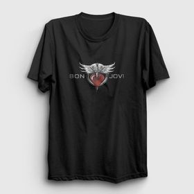 Presmono Heart Bon Jovi Kadın T-shirt
