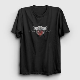 Presmono Heart Bon Jovi Kadın T-shirt