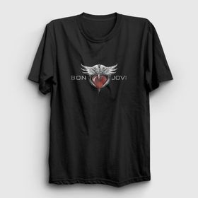 Presmono Heart Bon Jovi Kadın T-shirt