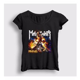 Presmono Hell On Stage Manowar Kadın T-shirt
