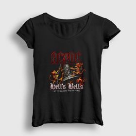 Presmono Hells Bells Demons Ac/Dc Kadın T-shirt