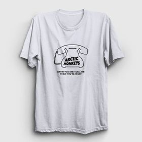 Presmono High Arctic Monkeys Beyaz Unisex T-shirt