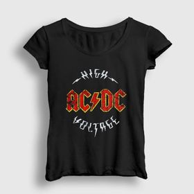 Presmono High Voltage Ac/Dc Kadın T-shirt