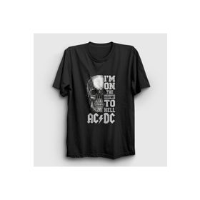 Presmono Highway To Hell Skull Ac/Dc Kadın T-shirt