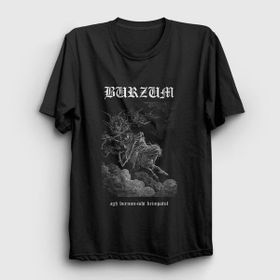 Presmono Horse Burzum Siyah Unisex T-Shirt