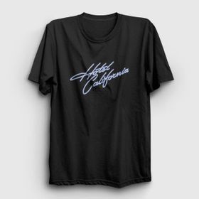 Presmono Hotel California Eagles Siyah Unisex T-Shirt
